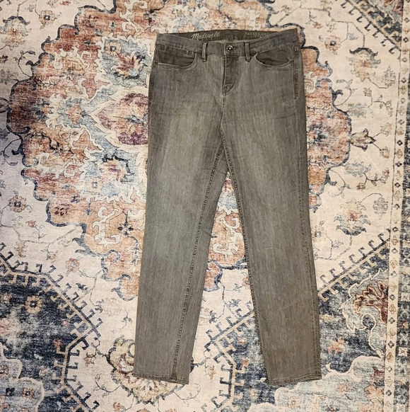 Madewell Skinny Skinny Ankle Jeans Thundercloud Gray Size 29 - Picture 3 of 13